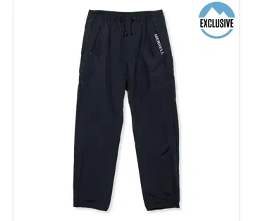 MERRELL 나일론 집업 팬츠 블랙 BLACK