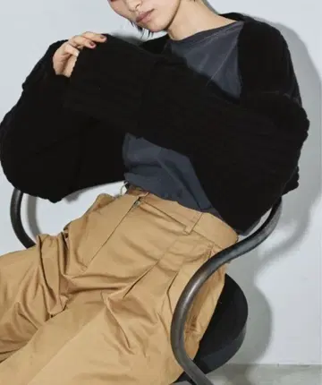 TODAYFUL 블랙 니트 볼레로