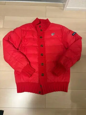 MASTER BUNNY EDITION 다운 자켓 사이즈 5 레드