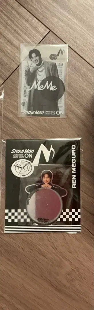 SnowMan 메구로 렌 클리어 스티커 거울 스티커