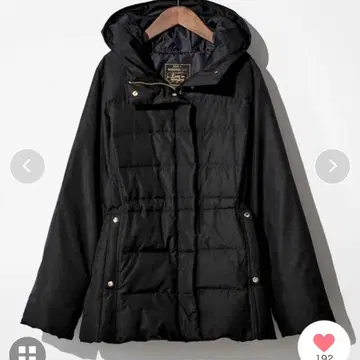 리브 인 컴포트 Hina와 콜라보 발수 A라인 다운 코트