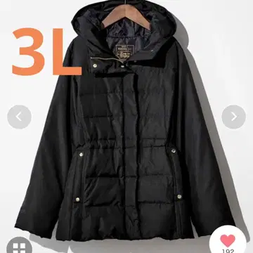 리브 인 컴포트 Hina와 콜라보 발수 A라인 다운 코트