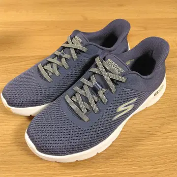SKECHERS 네이비 메쉬 스니커즈