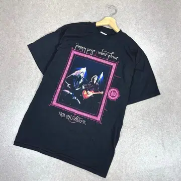 레어 90s 빈티지 티셔츠 당시 지미 페이지 로버트 플랜트