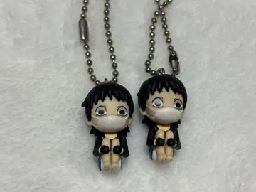 겁쟁이 페달 겁페 스윙 미도스지 쇼 키링 시크릿 2개 세트