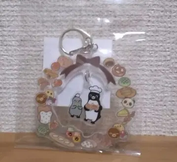 Suica 펭귄 아크릴 키링 브레드 리스