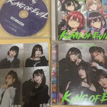 천랑군 KING OF EVIL 사진 앨범 2종 MV 세트