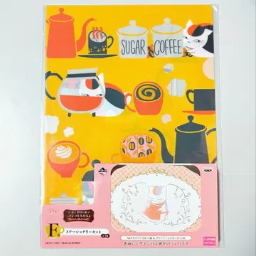 나츠메 우인장 스테이셔너리 세트 제일복권 냥코 선생님 카페