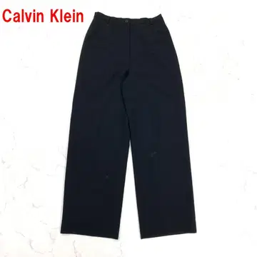 A7185 캘빈클라인 슬랙스 울 안감 있음 블랙 6