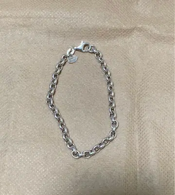 이탈리아제 팥 체인 팔찌 silver925 와이드 길이 20cm