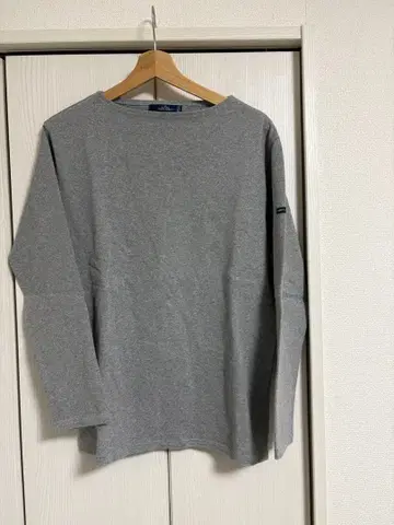 SAINT JAMES 그레이 긴팔 티셔츠