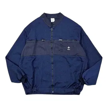 90s 빈티지 자켓 데님풍 기업 로고 희귀 아우터