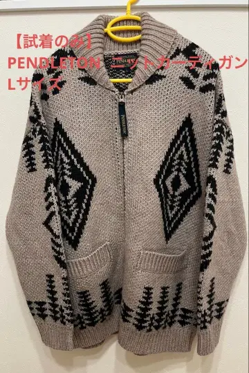 [ 시착만 한 새상품급 ] PENDLETON 숄카라 니트 가디건