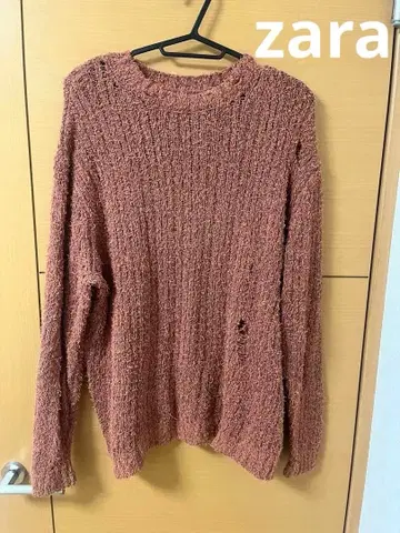 [ 미사용 새상품 ] ZARA 데미지 스웨터 XL