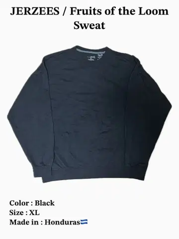 USA 구제 의류 JERZEES 맨투맨 XL