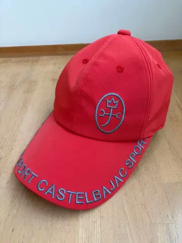 CASTELBAJAC 까스텔바작 캡 레드 x 그레이 골프
