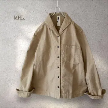 MHL. 숄카라 셔츠 자켓