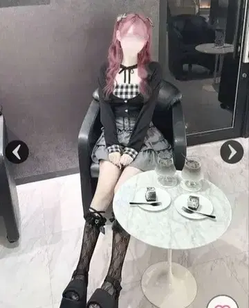 허니뮤우 HONEYMEW 깅엄 앙상블 상의