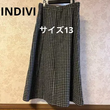 새상품급 빅 사이즈 13 인디비 허리밴딩 롱 스커트