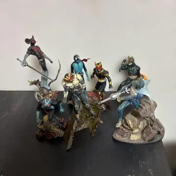 가면라이더 액션 피규어 7체 세트