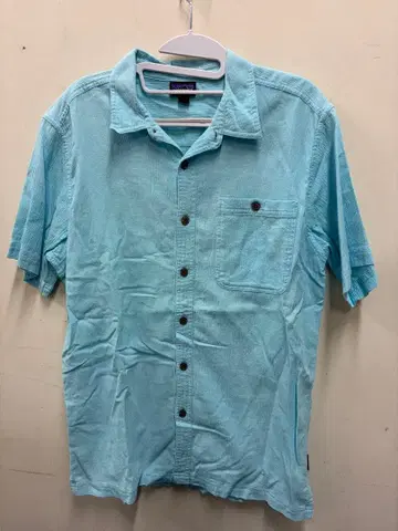 patagonia 반팔 셔츠 M 스카이블루