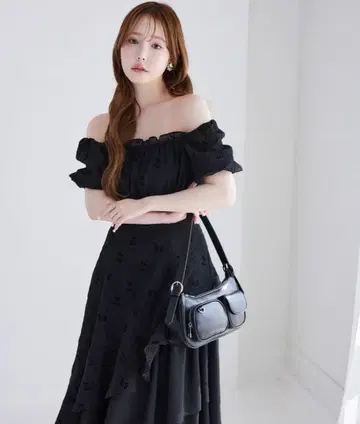 이레헴 티어드 롱 원피스