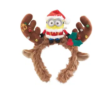 미니언 산타 루돌프 머리띠
