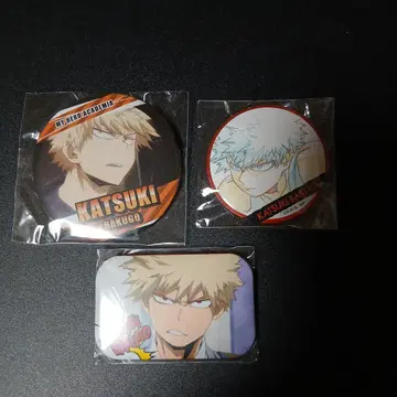 나의 히어로 아카데미아 바쿠고 카츠키 캔뱃지 3개 세트