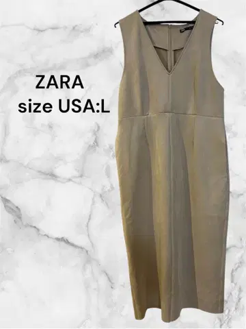 ZARA 자라 스웨이드 원피스 슬리브리스 오버롤 스커트