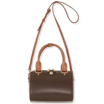 [ 거의 미사용 ] furfur 리본 오크 보스턴 백