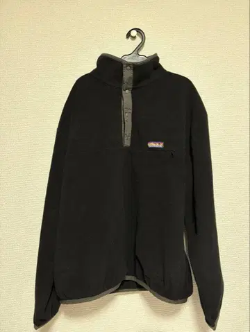 하프 지퍼 플리스 자켓 XLARGE 블랙