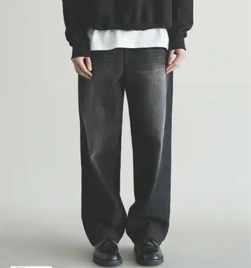 MUSINSA 와이드 데님 팬츠 S 사이즈