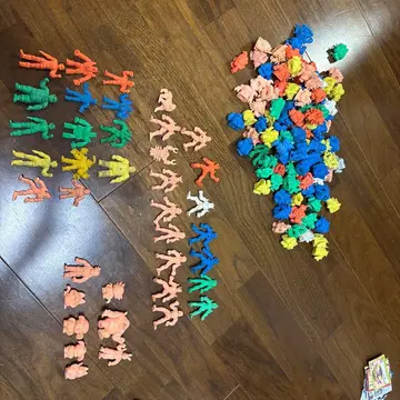 쇼와 레트로 근육맨 지우개 여러 가지 묶음 판매 약 130개