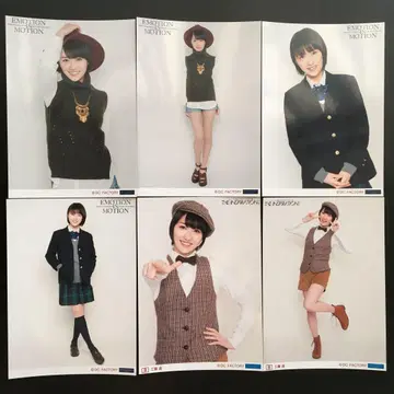 2230 모닝구 무스메. 쿠도 하루카 브로마이드 6장 세트