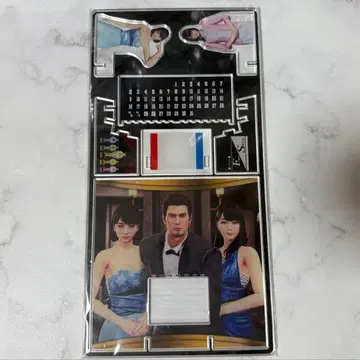 세가 럭키 쿠지 용과 같이 E상 아크릴 만년 달력 키류 카즈마