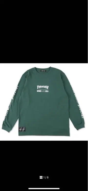 wind and sea THRASHER 롱T