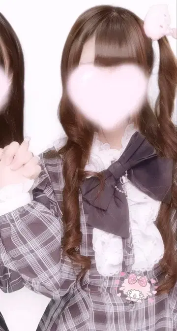 Secret Honey 액세서리 리본 긴팔 셋업