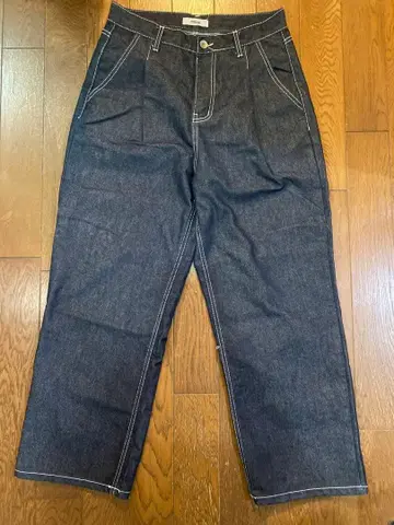 HRI$K 다크 블루 데님 팬츠