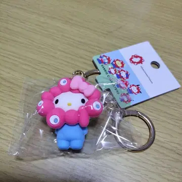 산리오 미야쿠미야쿠 키티 파스텔  키링