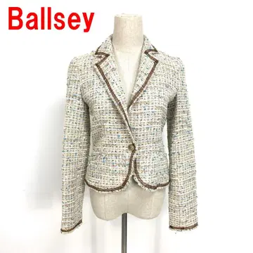 A7209 보르지 테일러드 자켓 울 트위드 베이지 40