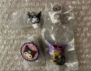 가챠 산리오 메지루시 액세서리 쿠로미 포근포근 스노우 모두 함께 바캉스