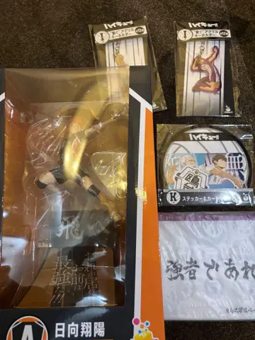 제일복권 하이큐 히나타 쇼요 피규어 & 스티커 세트