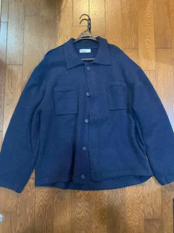 RE COVER 네이비 셔츠 자켓