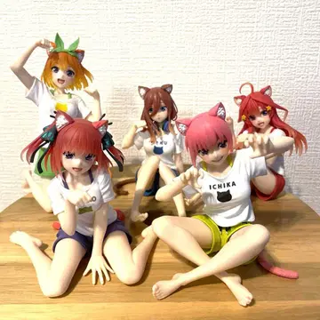 5등분의 신부 Desktop Cute 피규어 5체 세트