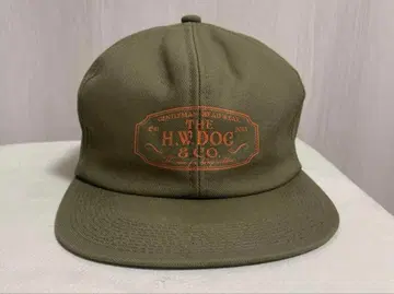 H.W.DOG & CO. 워크캡 올리브