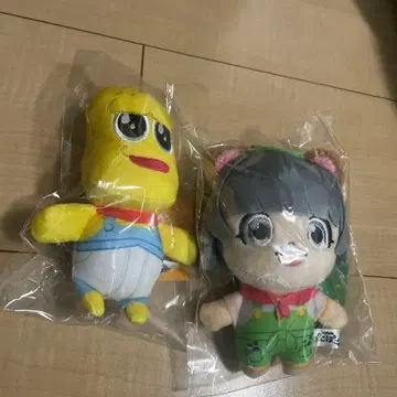 [ 미개봉 새상품 ]  마스코트 키링  피넛 2마리 세트