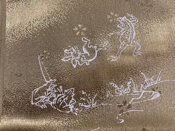 미사용품 조수 기가 실크 오비 장식 천 190