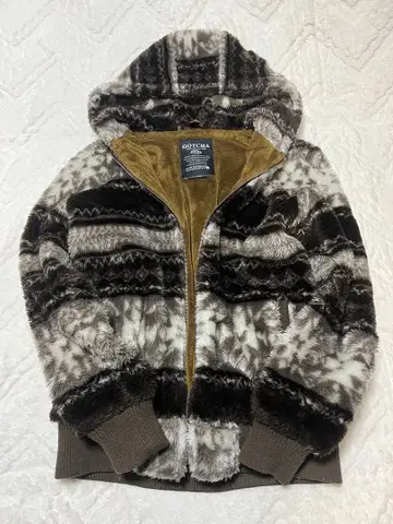 GOTCHA 올드 서프 보아 지퍼 후드티