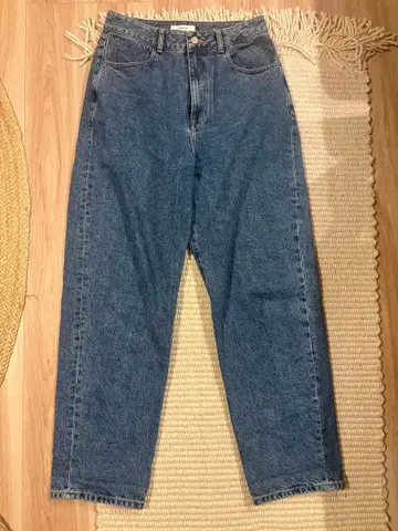 AMOMENTO 블루 데님 M