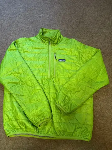 [ 레어 ] 파타고니아 나노 퍼프 풀오버 프리마 로프트 M 게코 그린